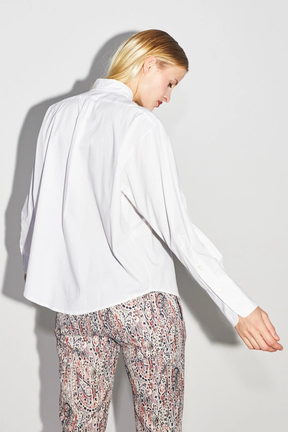 The White Iris Boyfit Shirt-Shirt-IMPREVU-XS-Urbanheer