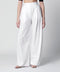 TheLatest Axel pleated wide-leg cotton trousers in white