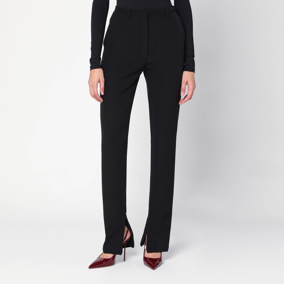 TheLatest Black trousers with zipped slits