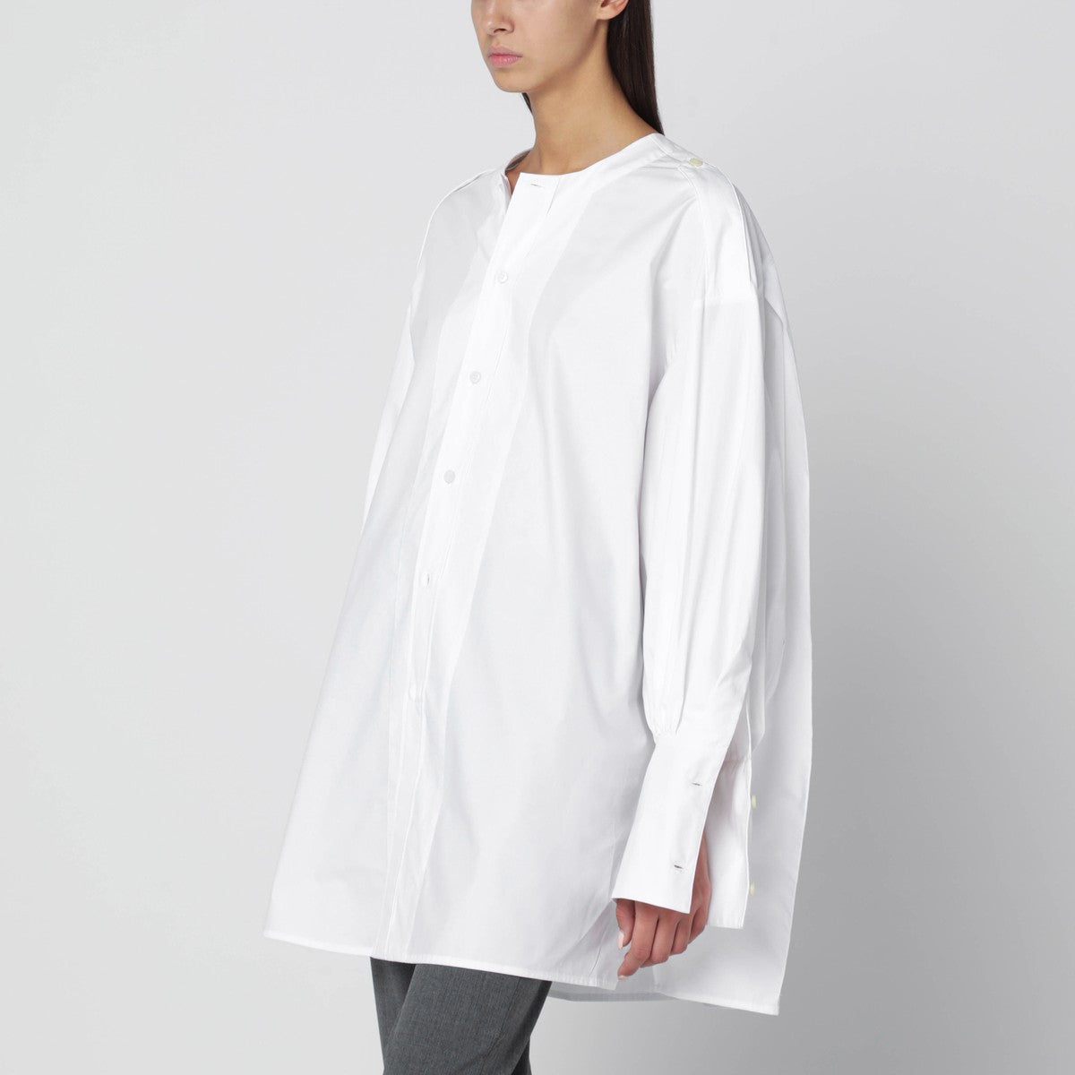 TheLatest Oversized white cotton shirt