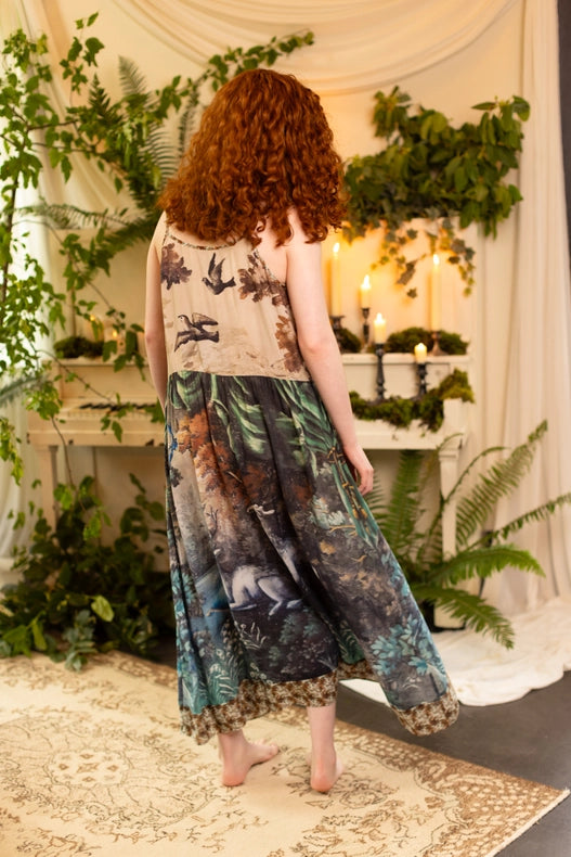 Theatre of Dreams Bohéme Bamboo Slip Dress with Deer-Dress-Market of Stars-S/M-Urbanheer