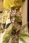 Theatre of Dreams Boho Linen Cropped Artist Pants with Swan-Pants-Market of Stars-length 86cm/34" waist (stretched) 104cm/41" around waist (unstretched) 84cm/32" hips 117cm/46".-Urbanheer