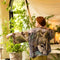 Theatre of Dreams Cropped Bamboo Kimono with Swan-Kimono-Market of Stars-length 60cm width 74 cm-Urbanheer