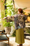 Theatre of Dreams Cropped Bamboo Kimono with Swan-Kimono-Market of Stars-length 60cm width 74 cm-Urbanheer