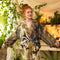 Theatre of Dreams Cropped Bamboo Kimono with Swan-Kimono-Market of Stars-length 60cm width 74 cm-Urbanheer