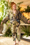 Theatre of Dreams Cropped Bamboo Kimono with Swan-Kimono-Market of Stars-length 60cm width 74 cm-Urbanheer