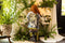 Theatre of Dreams Cropped Bamboo Kimono with Swan-Kimono-Market of Stars-length 60cm width 74 cm-Urbanheer