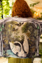 Theatre of Dreams Cropped Bamboo Kimono with Swan-Kimono-Market of Stars-length 60cm width 74 cm-Urbanheer