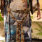 Theatre of Dreams Long Duster Bamboo Kimono Robe with Deer-Kimono-Market of Stars-length 118cm width 78 cm-Urbanheer