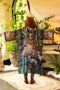 Theatre of Dreams Long Duster Bamboo Kimono Robe with Deer-Kimono-Market of Stars-length 118cm width 78 cm-Urbanheer