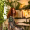 Theatre of Dreams Long Duster Bamboo Kimono Robe with Deer-Kimono-Market of Stars-length 118cm width 78 cm-Urbanheer