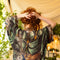 Theatre of Dreams Long Duster Bamboo Kimono Robe with Deer-Kimono-Market of Stars-length 118cm width 78 cm-Urbanheer
