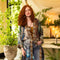 Theatre of Dreams Long Duster Bamboo Kimono Robe with Deer-Kimono-Market of Stars-length 118cm width 78 cm-Urbanheer