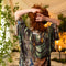 Theatre of Dreams Long Duster Bamboo Kimono Robe with Deer-Kimono-Market of Stars-length 118cm width 78 cm-Urbanheer