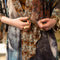 Theatre of Dreams Long Duster Bamboo Kimono Robe with Deer-Kimono-Market of Stars-length 118cm width 78 cm-Urbanheer