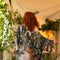 Theatre of Dreams Long Duster Bamboo Kimono Robe with Deer-Kimono-Market of Stars-length 118cm width 78 cm-Urbanheer
