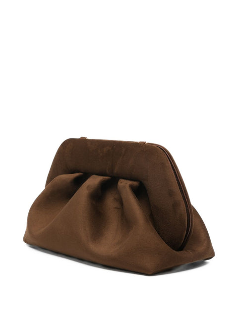 Themoire' Bios suede clutch