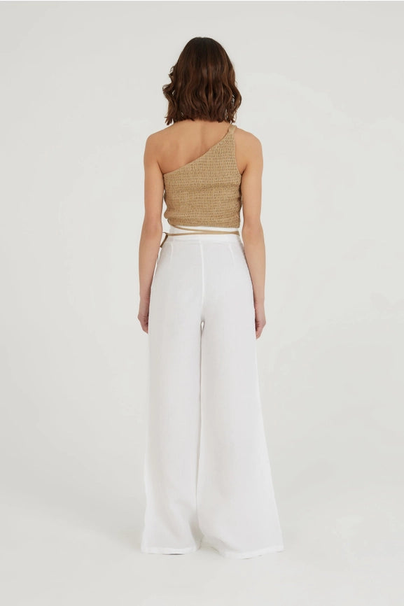 Think About It Linen Blouse-Blouse-Dor Raw Luxury-S-Blue Grey-Urbanheer