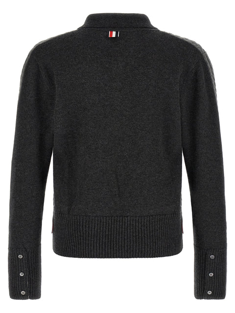 Thom Browne 2-in-1 Trompe Loeil Polo Shirt
