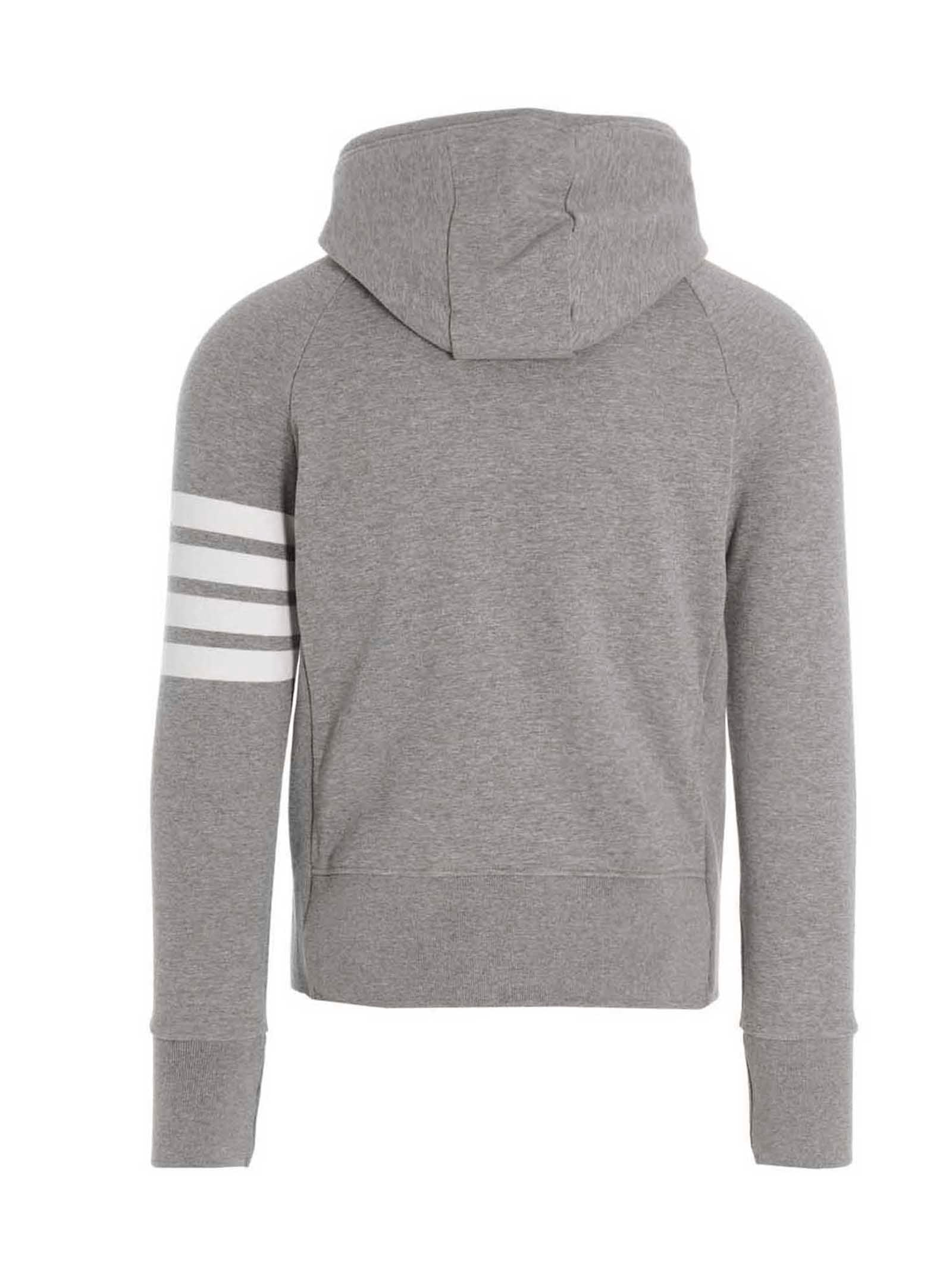 Cotton 4 Bar Zip Hoodie for Comfort