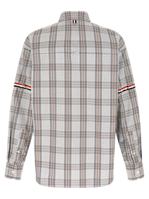 Thom Browne Oversized Rwb Shirt