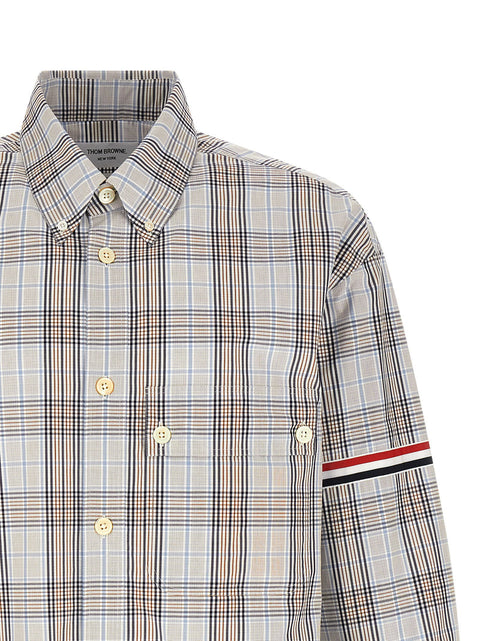 Thom Browne Oversized Rwb Shirt