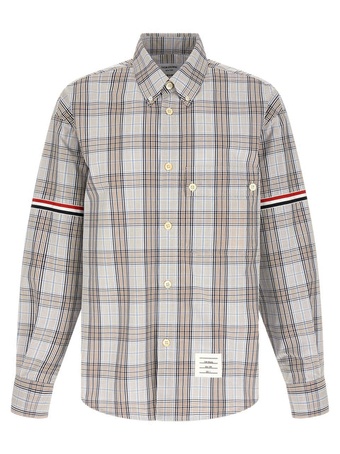 Thom Browne Oversized Rwb Shirt