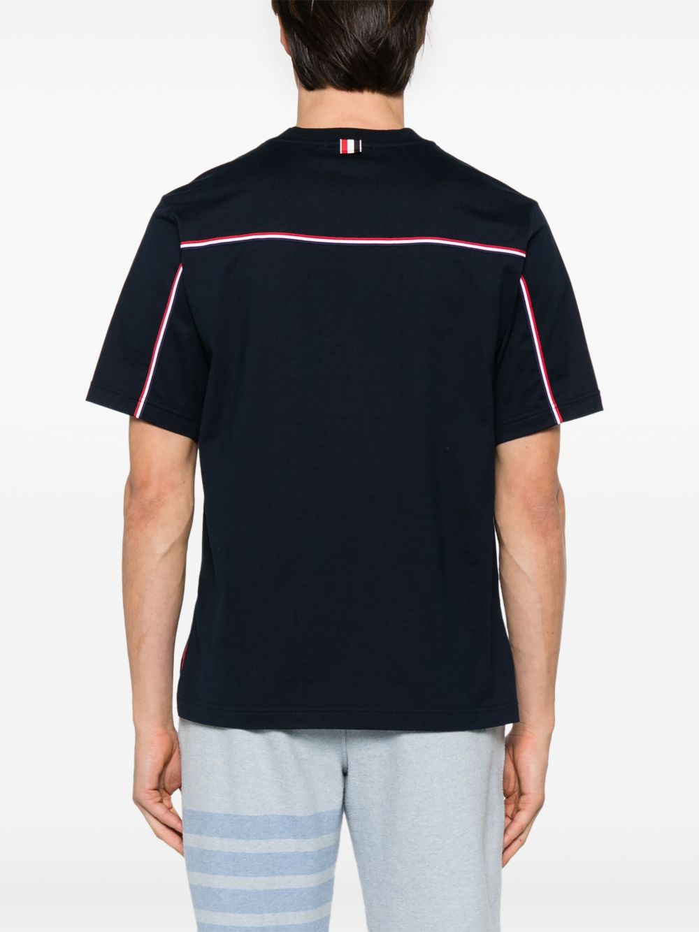 Thom Browne T-shirts and Polos Blue-Topwear-Thom Browne-2-Urbanheer