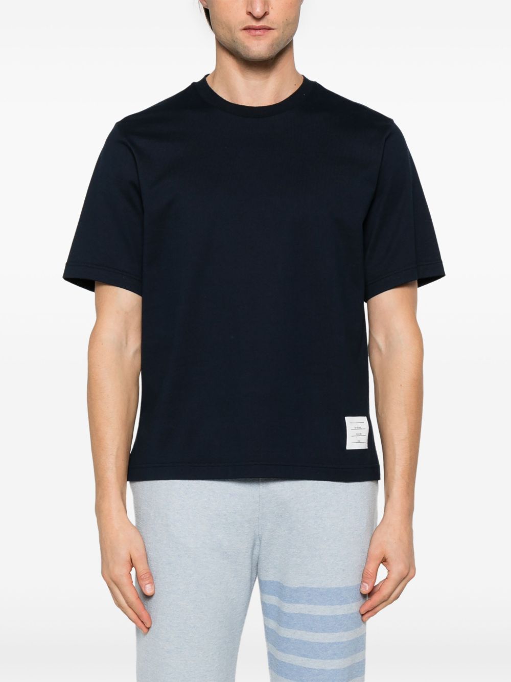 Thom Browne T-shirts and Polos Blue-Topwear-Thom Browne-2-Urbanheer
