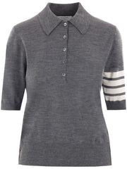 Thom Browne T-shirts and Polos Grey