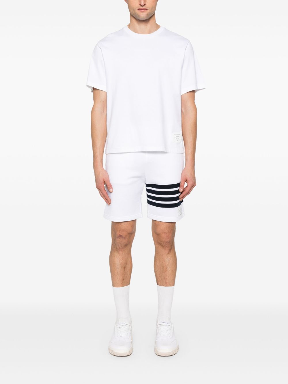 Thom Browne T-shirts and Polos White-Topwear-Thom Browne-3-Urbanheer