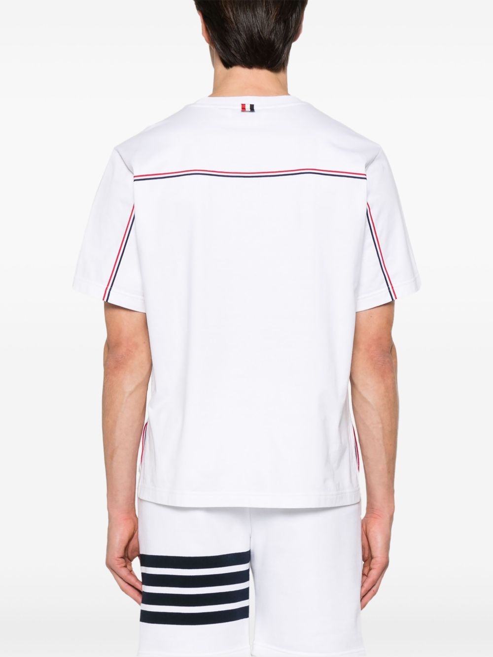 Thom Browne T-shirts and Polos White-Topwear-Thom Browne-3-Urbanheer
