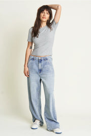 Thompson Low Slung Wide Leg Trouser Light Indigo Worn-Trouser-Oliver Logan-24-Light Indigo Worn-Urbanheer