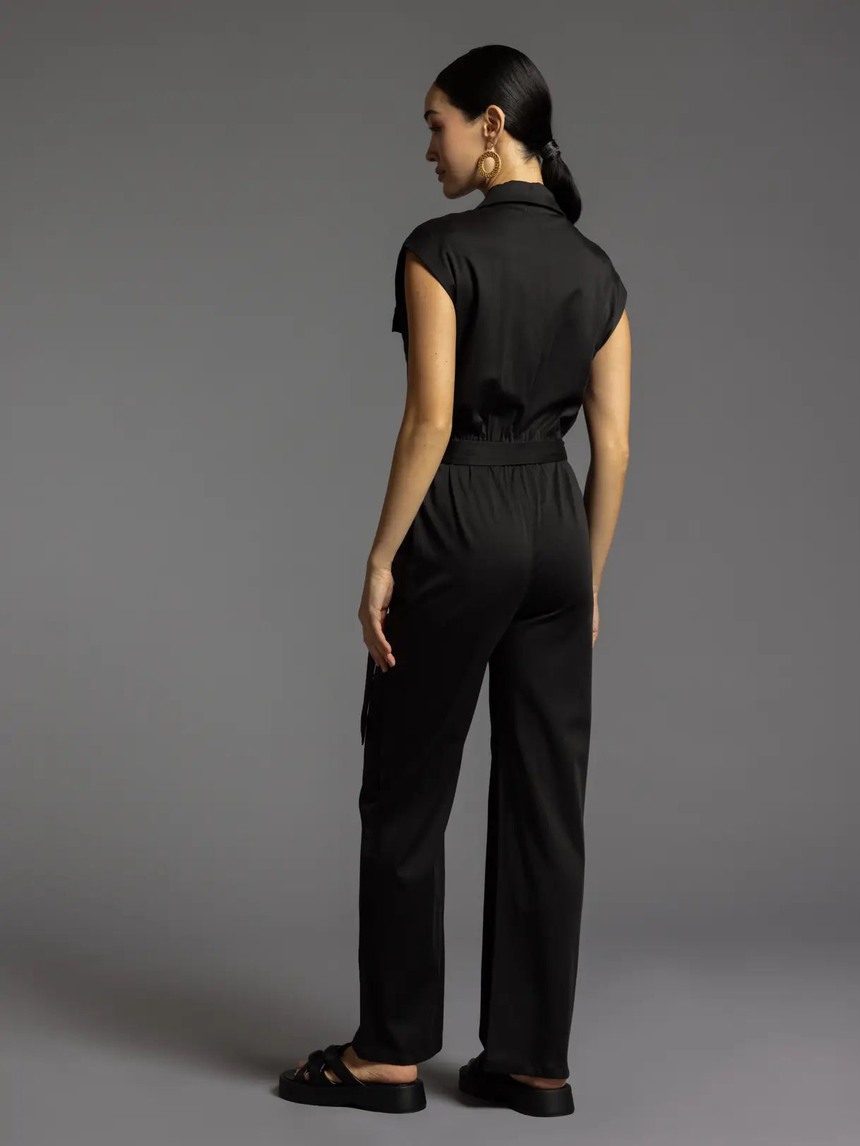 Tie Waist Jumpsuit