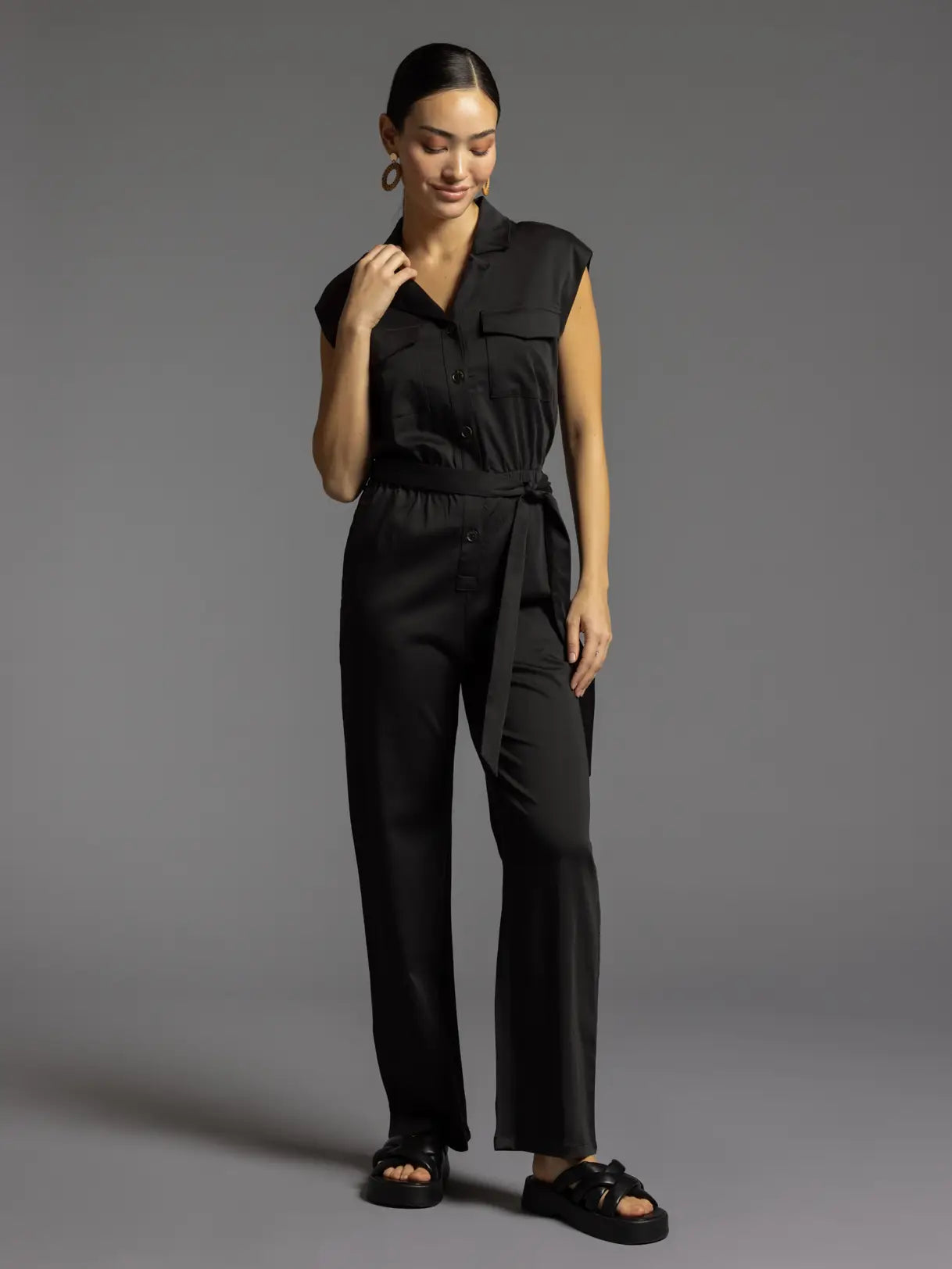 Tie Waist Jumpsuit