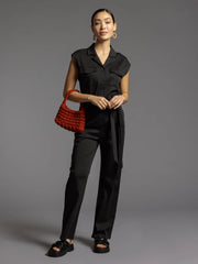 Tie Waist Jumpsuit