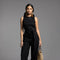 Tie Waist Sleeveless Jumpsuit