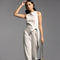 Tie Waist Sleeveless Jumpsuit