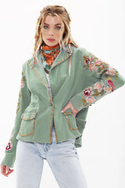 Time To Shine Blazer Denim Wash-Blazer-Aratta-XS-Denim Wash-Urbanheer