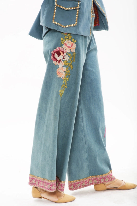 Time To Shine Denim Pants-Pants-Aratta-XS-Urbanheer