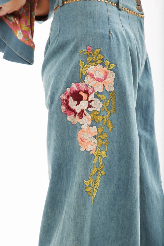 Time To Shine Denim Pants-Pants-Aratta-XS-Urbanheer