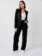 Timeless Fitted Double-Breasted Suit Jacket with Gold Buttons Black-Jacket-Attentif Paris-S-Black-Urbanheer