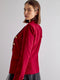 Timeless Fitted Double-Breasted Suit Jacket with Gold Buttons Burgundy-Jacket-Attentif Paris-S-burgundy-Urbanheer
