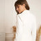 Timeless Fitted Double-Breasted Suit Jacket with Gold Buttons White-Jacket-Attentif Paris-S-White-Urbanheer