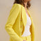 Timeless Fitted Double-Breasted Suit Jacket with Gold Buttons Yellow-Jacket-Attentif Paris-S-Yellow-Urbanheer