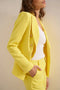 Timeless Fitted Double-Breasted Suit Jacket with Gold Buttons Yellow-Jacket-Attentif Paris-S-Yellow-Urbanheer