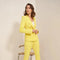 Timeless Fitted Double-Breasted Suit Jacket with Gold Buttons Yellow-Jacket-Attentif Paris-S-Yellow-Urbanheer