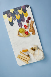 Tirana Marble Serving Board-Serving Board-GAURI KOHLI-18.0" x 9.0" inches-Urbanheer