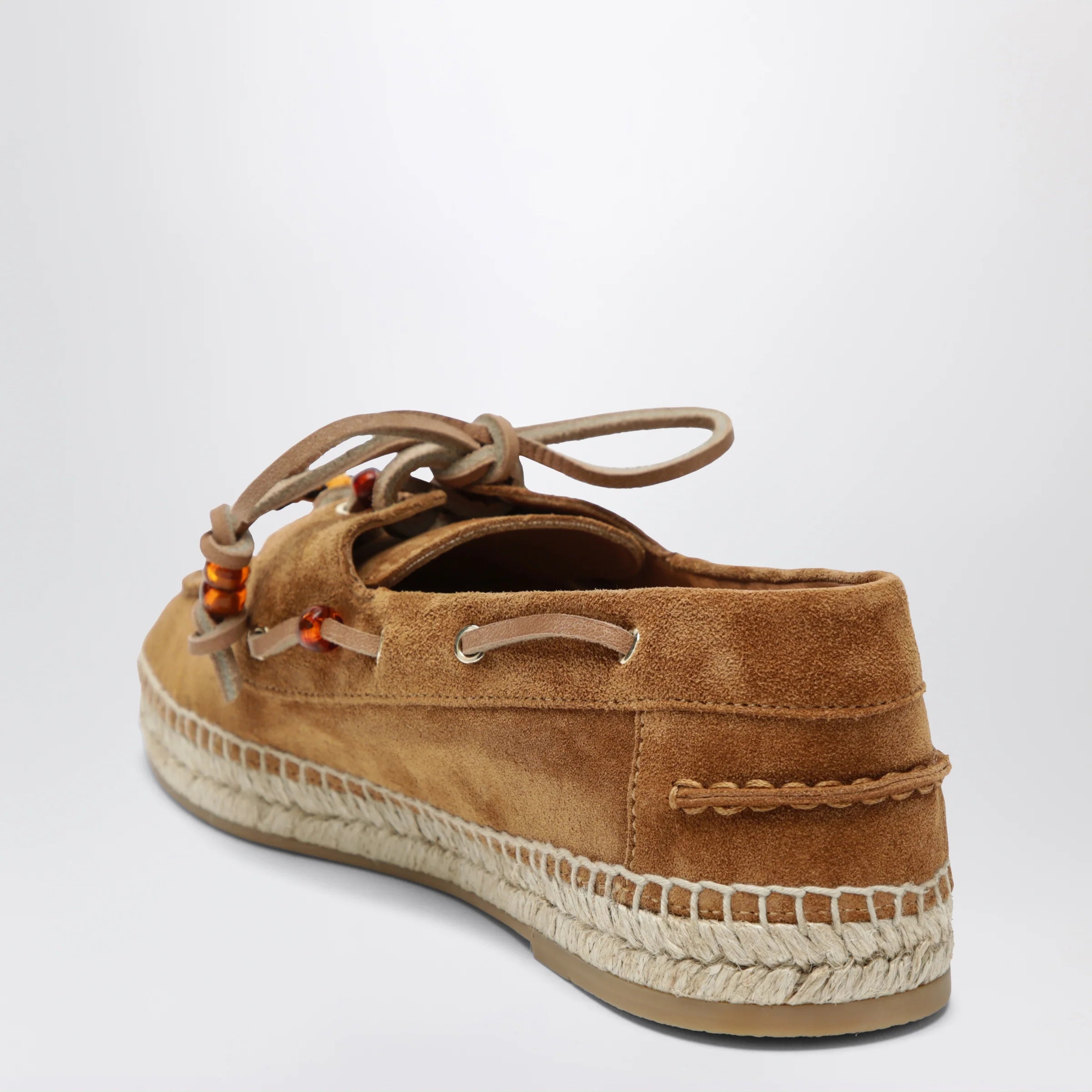 Tobacco Suede Espadrilles for Summer Comfort