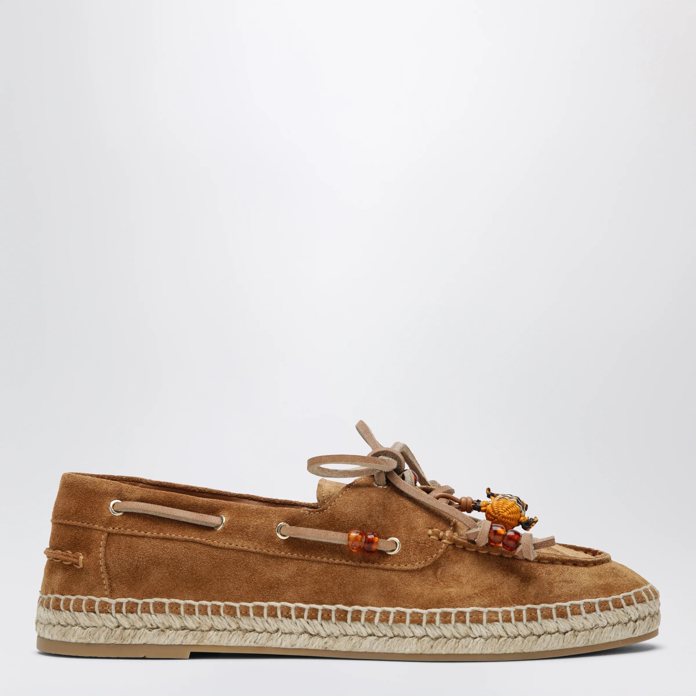 Tobacco Suede Espadrilles for Summer Comfort